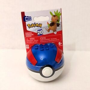 Mega Construx Pokémon Chespin Series 20 Great Ball 23 Pcs HWR20 New and Sealed